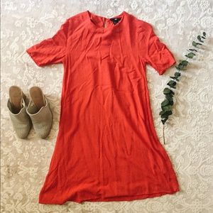 H & M classic red dress